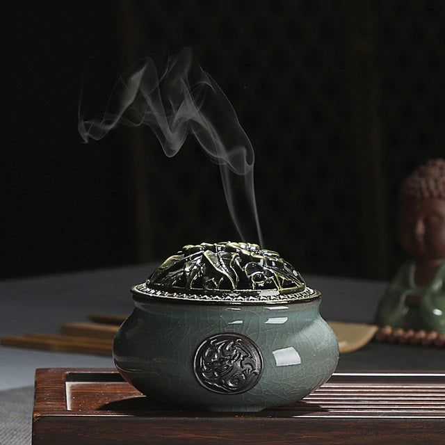 Elegant Ceramic Incense Burner