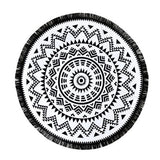 Aztec Tribal Beach Blanket Yoga Mat