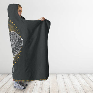 Abstract Elephant Hooded Blanket