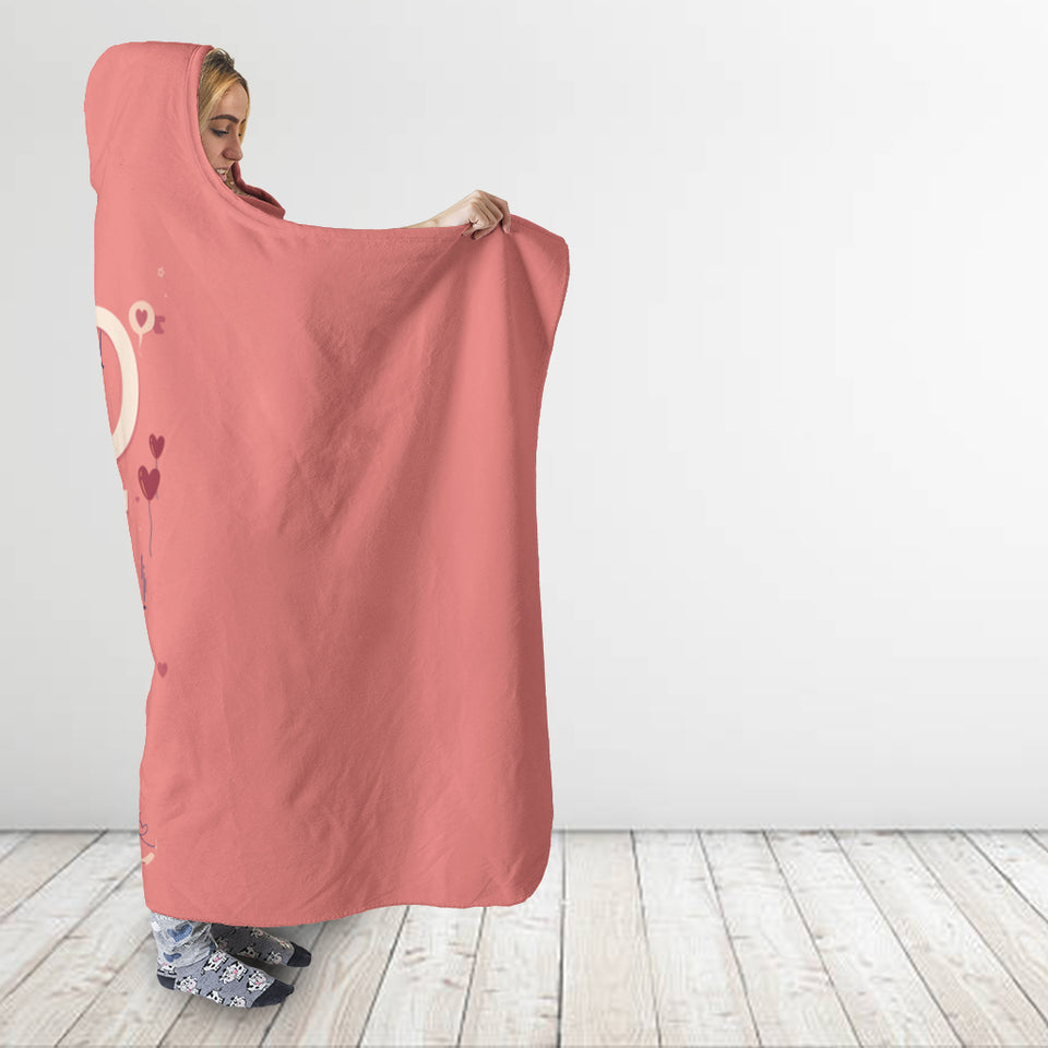 Love Hooded Blanket