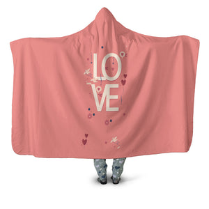 Love Hooded Blanket