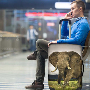 Majestic Elephant Luggage Cover