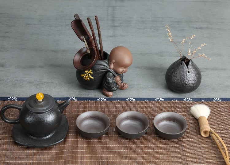 Messenger Monk Tea Accessories Set