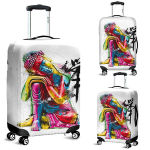 Abstract Buddha Luggage Cover