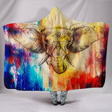 Boho Elephant Hoodie Blanket