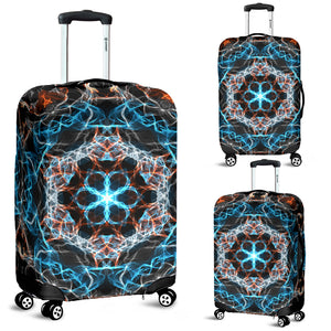 Fiery Mandala Luggage Cover