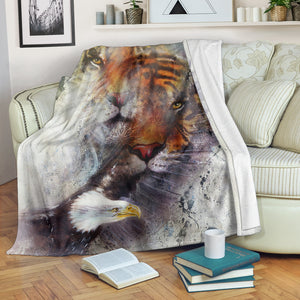 Tiger & Eagle Premium Blanket