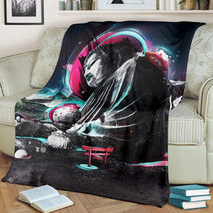 Buddha Pop Art Premium Blanket