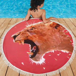 Roaring Lion Beach Blanket