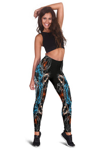 Fiery Mandala Leggings