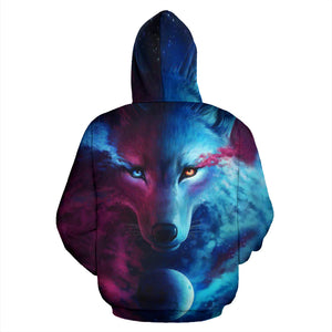 The moon and the Wolf Hoodie