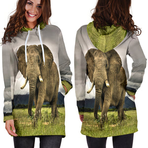 Elephant Hoodie Dress