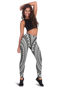 Monochrome Mandala Leggings