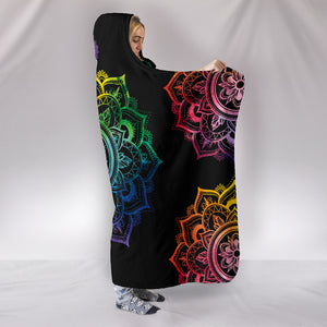 Chakra Mandala Hooded Blanket