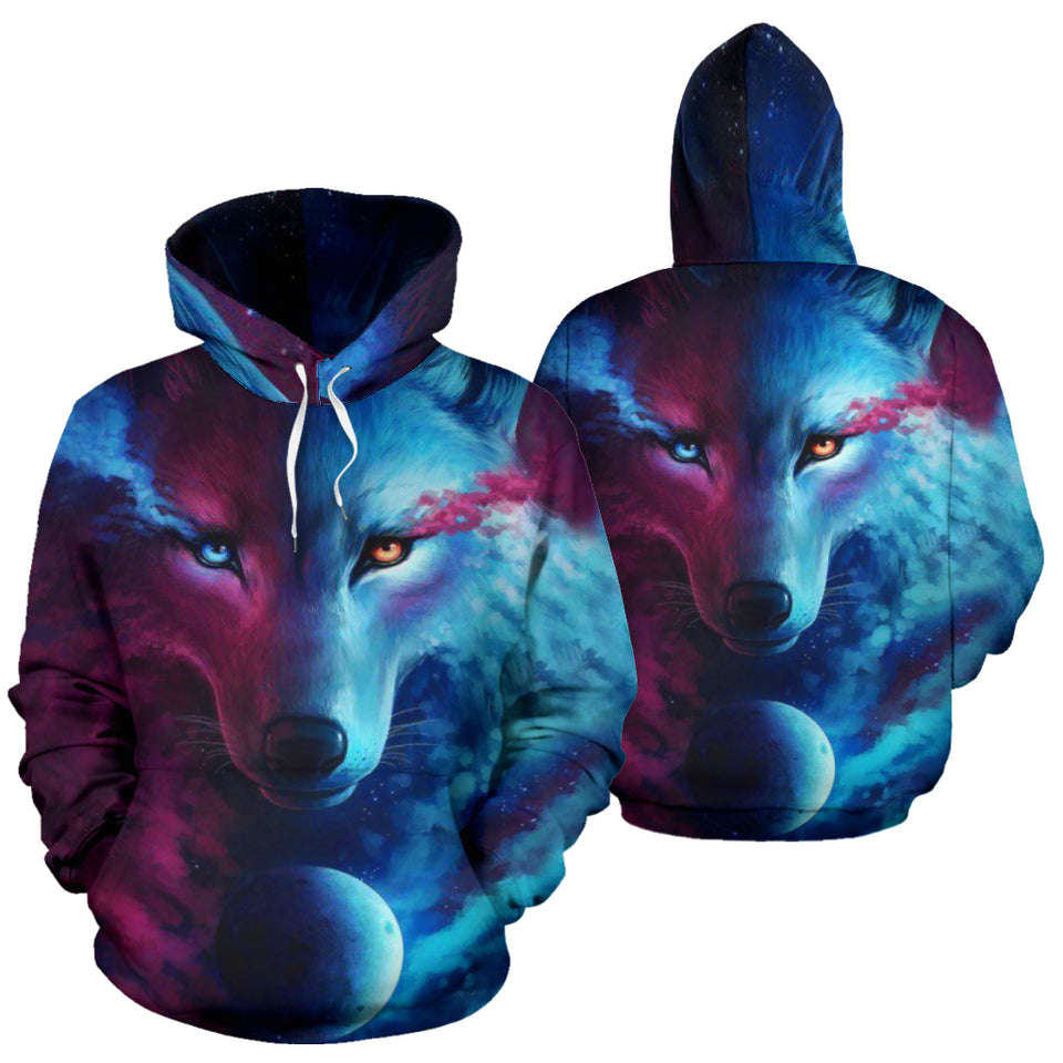 The moon and the Wolf Hoodie
