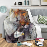 Tiger & Eagle Premium Blanket