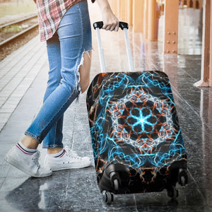 Fiery Mandala Luggage Cover