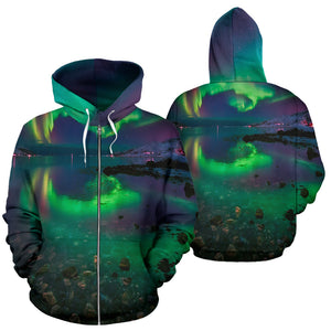 Northern Lights Zip-Up Hoodie