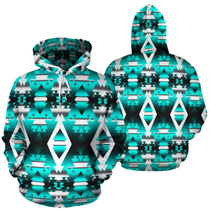 Teal Winter Camp Sokapi Hoodie