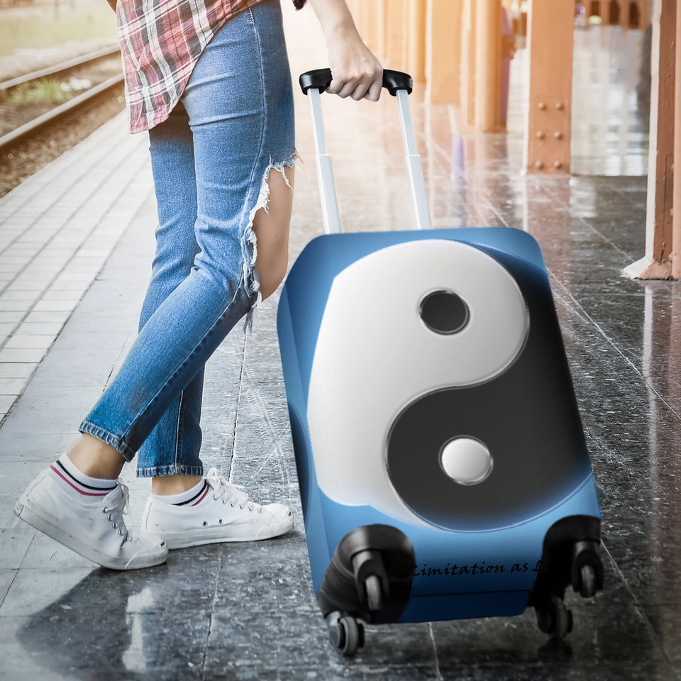 Yin Yang Luggage Cover