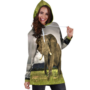 Elephant Hoodie Dress
