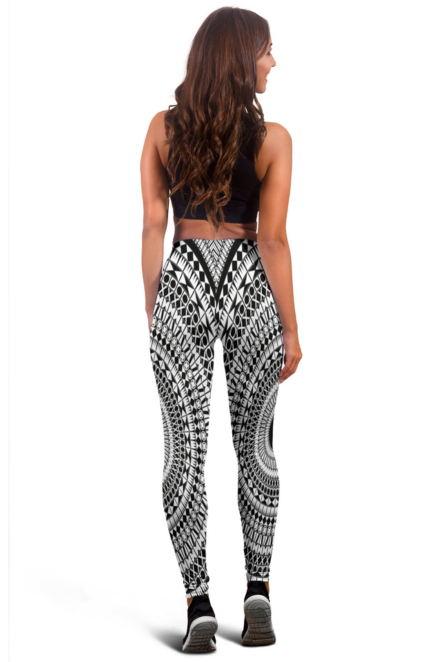 Monochrome Mandala Leggings