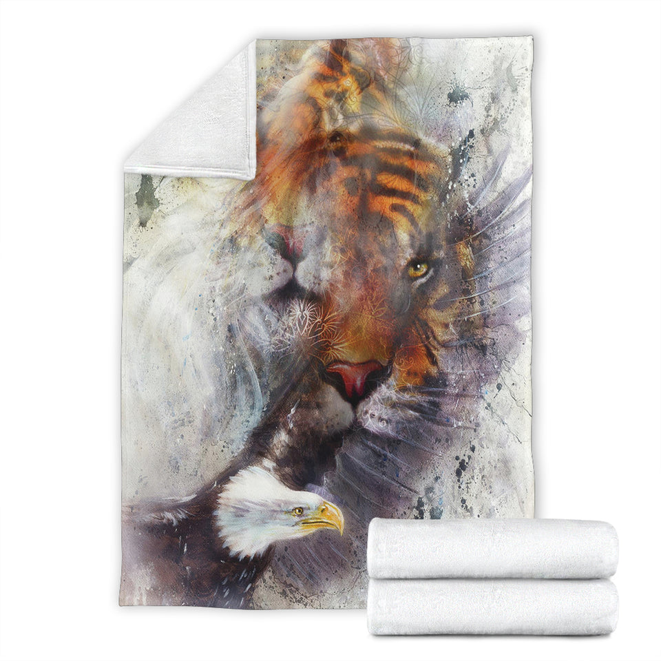 Tiger & Eagle Premium Blanket