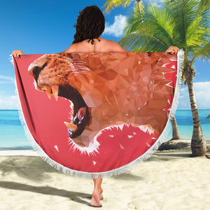 Roaring Lion Beach Blanket