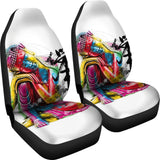 Abstract Buddha Car Seat Covers