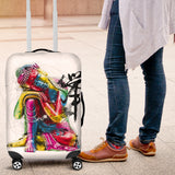 Abstract Buddha Luggage Cover