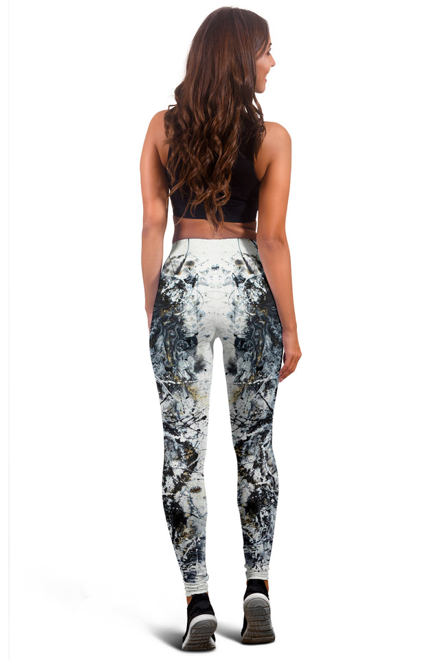 Black White Modern Leggings