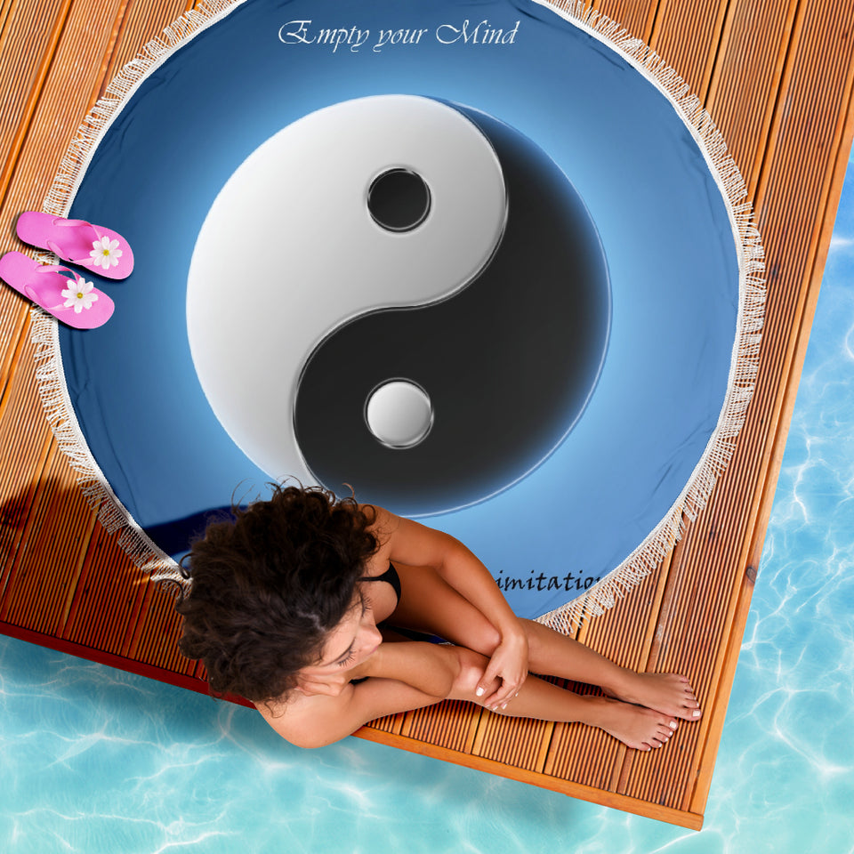 Yin Yang Beach Blanket