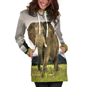 Elephant Hoodie Dress