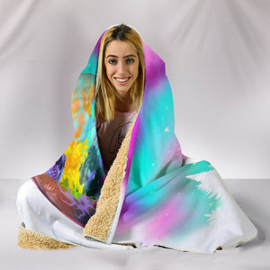 Howling Wolf Hooded Blanket