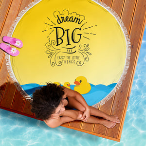 Dream Big Beach Blanket