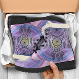 Chakra Dreamcatcher Faux Fur Leather Boots