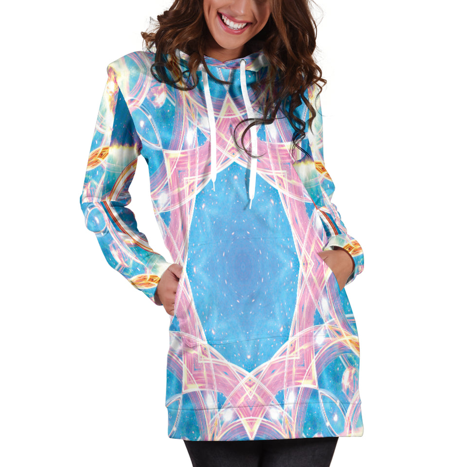 Mandala Hoodie Dress