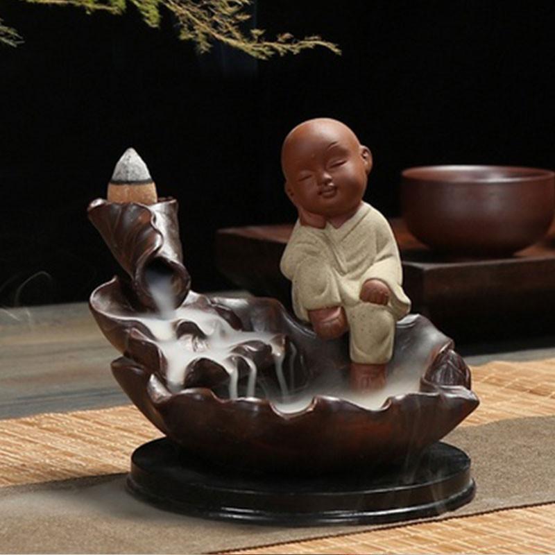 Incense - Relaxing Monk Backflow Incense Burner