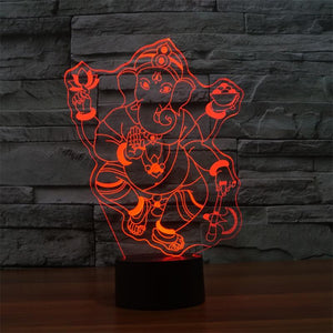 Lamp - Ganesh 3D LED Lamp