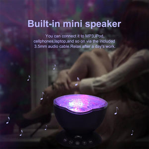 Lamp - Ocean Lights Projector With Built In Speaker