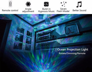 Lamp - Ocean Lights Projector With Built In Speaker