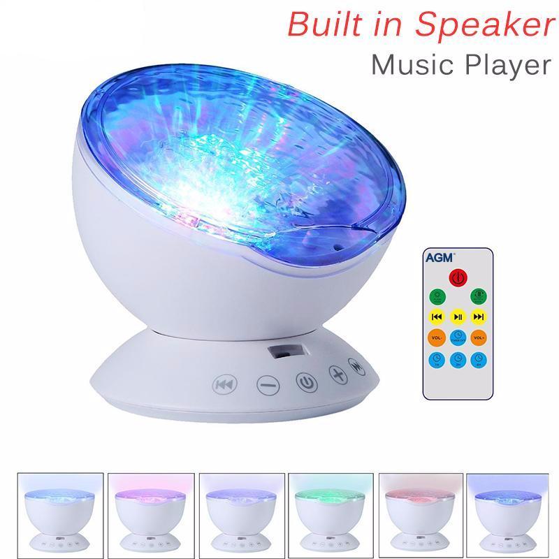 Lamp - Ocean Lights Projector With Built In Speaker