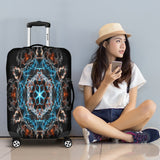 Fiery Mandala Luggage Cover