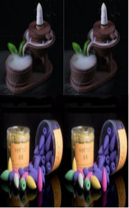 Coarse Pottery Backflow Incense Burner