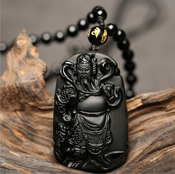 Necklace - Black Obsidian Xuanwu Emperor Necklace