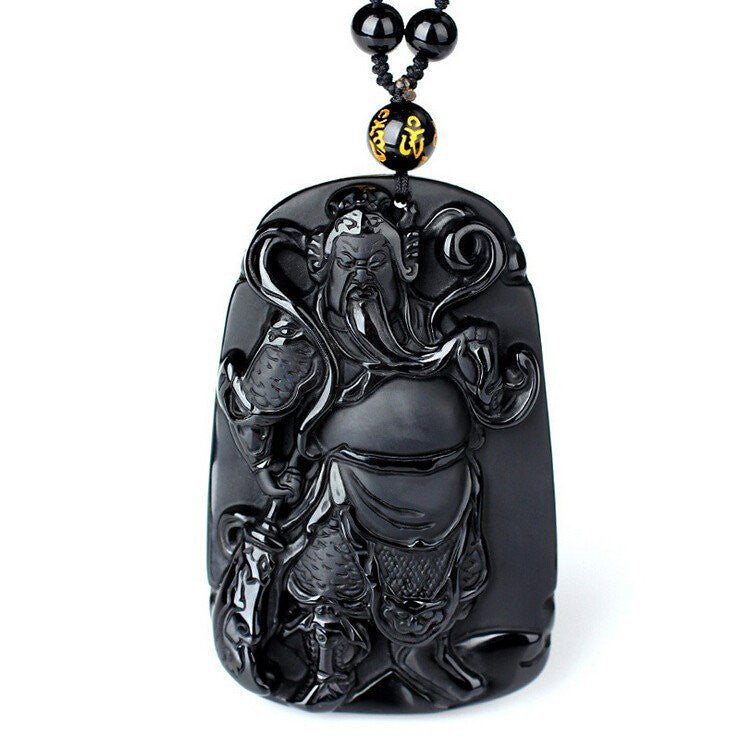 Necklace - Black Obsidian Xuanwu Emperor Necklace