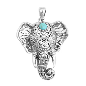 Necklace - Turquoise Elephant Necklace