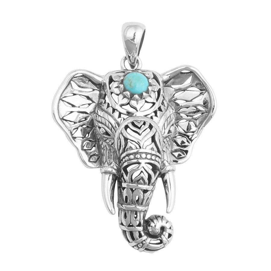 Necklace - Turquoise Elephant Necklace