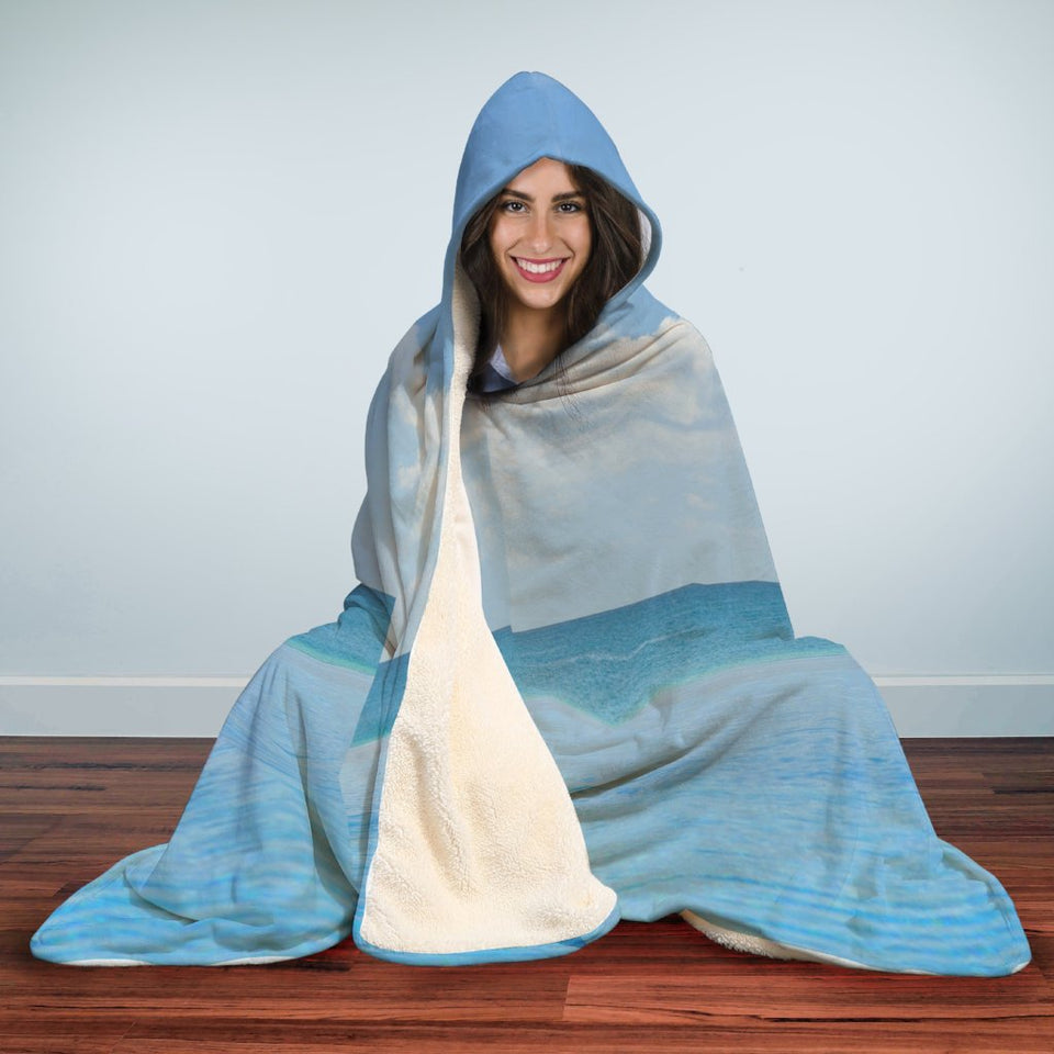 Peaceful Meditation Hooded Blanket