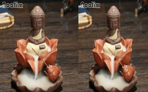 Lotus Buddha Incense Burner